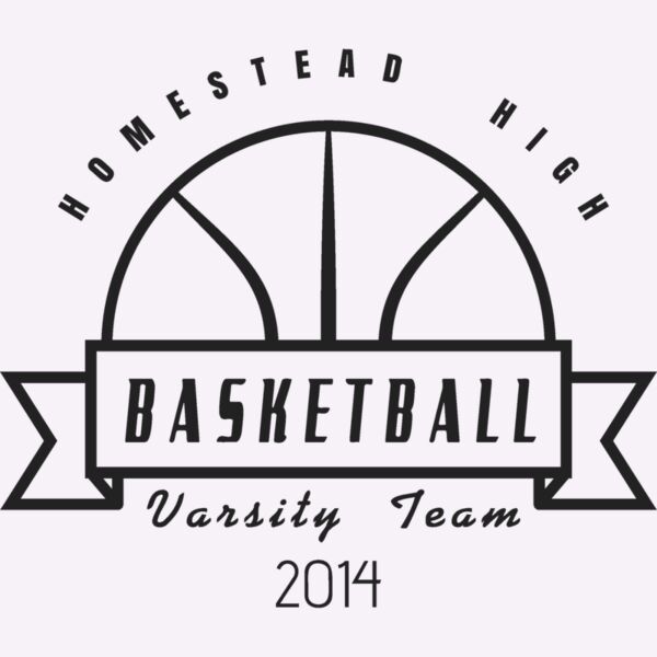 Basketball Template DNT001 BW Thumbnail