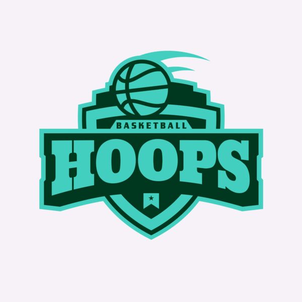 Hoops Basketball logo template 02 Thumbnail