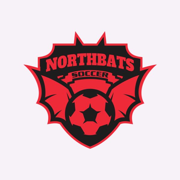 North bats Tournament Soccer logo template Thumbnail