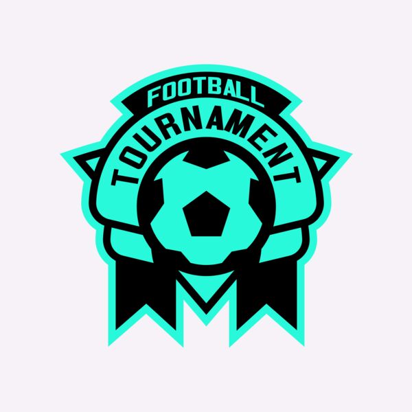 Tournament Football logo template Thumbnail