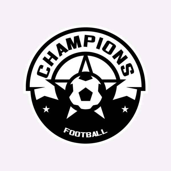 Champions Football logo template Thumbnail