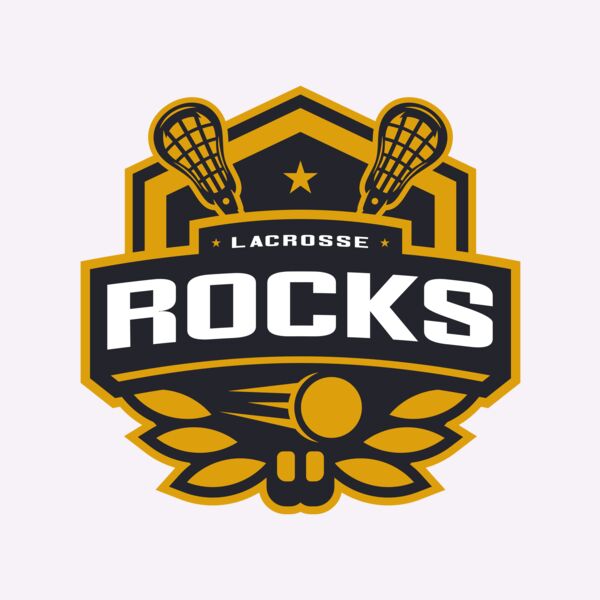 Rocks Lacrosse Logo Template Thumbnail