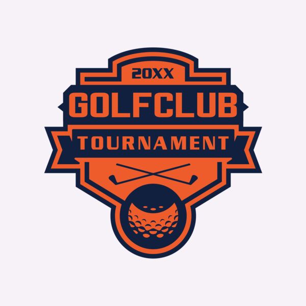 Golf club Tournament logo template 02 Thumbnail