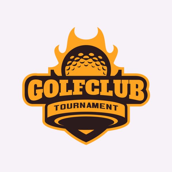 Golf Club Tournament logo template 04 Thumbnail
