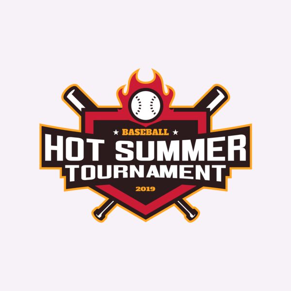 Hot Summer Tournament Baseball logo 01 Thumbnail