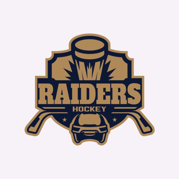 Raiders Hockey logo template Thumbnail