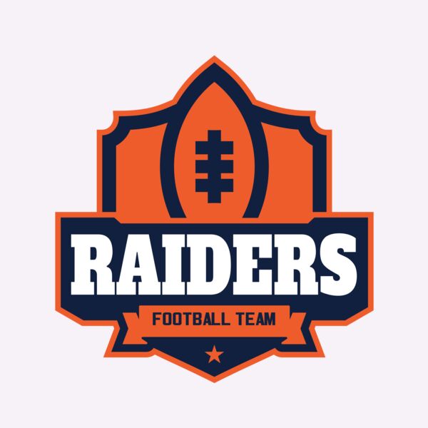 Raiders Football Team logo template Thumbnail