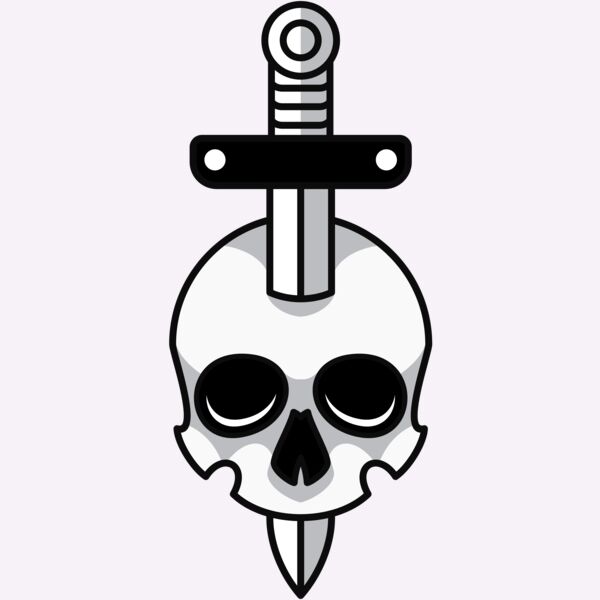 Elements Skull logo template 07 Thumbnail