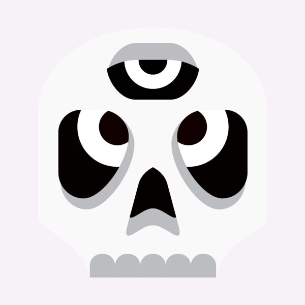 Elements Skulls logo template 18 Thumbnail