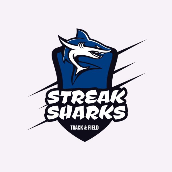 Sharks Track & Field Team Logo 01 Thumbnail