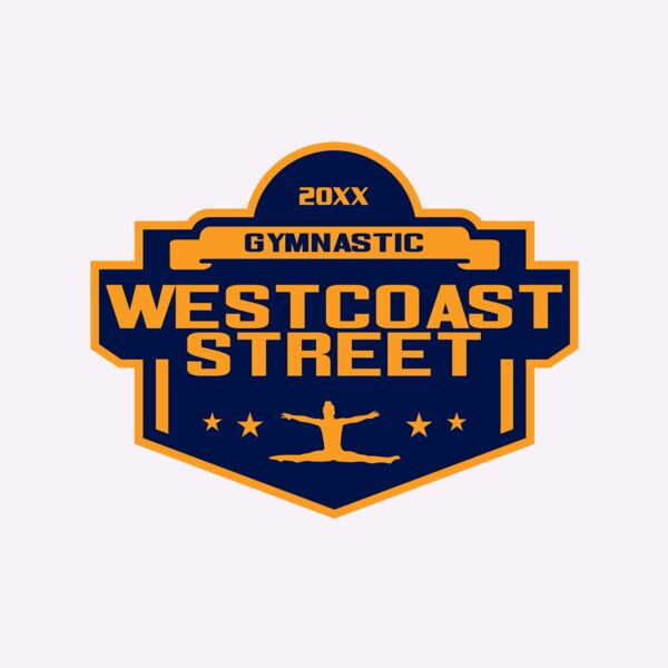 West Coast Street Gymnastic logo template 02 Thumbnail