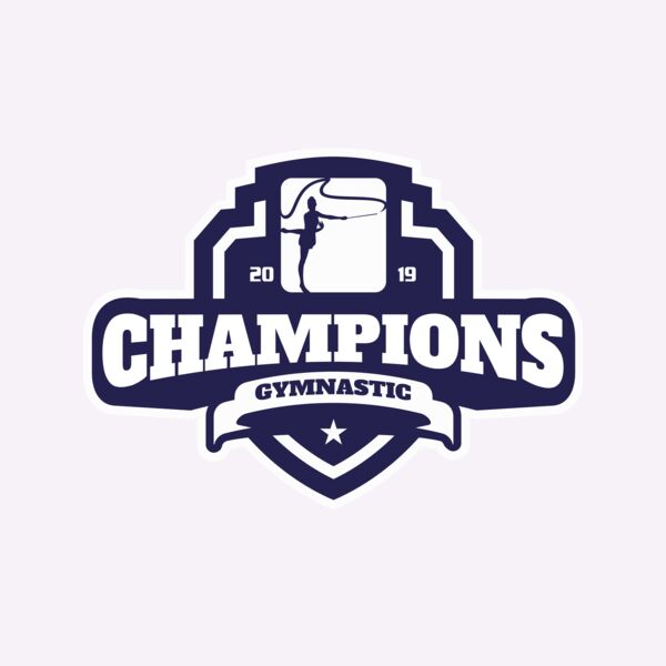 Champions Gymnastic logo template 02 Thumbnail