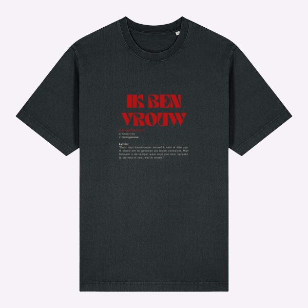 IK BEN VROUW (t-shirt) Thumbnail